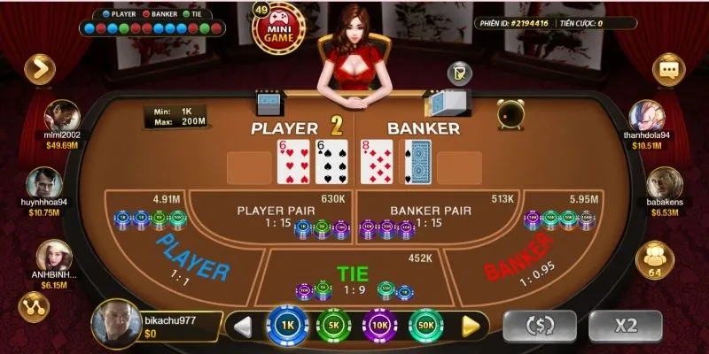 Baccarat cuoc luan phien