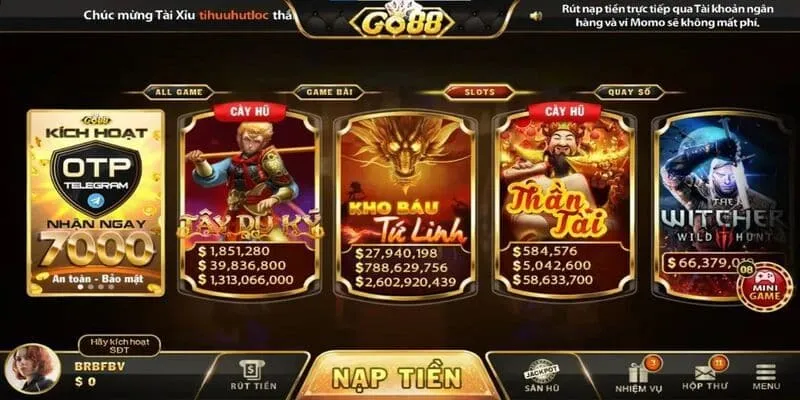 Linh thu dac biet khi choi than tai Go88 Chơi Game Thần Tài Cực Ấn Tượng Tại Go88
