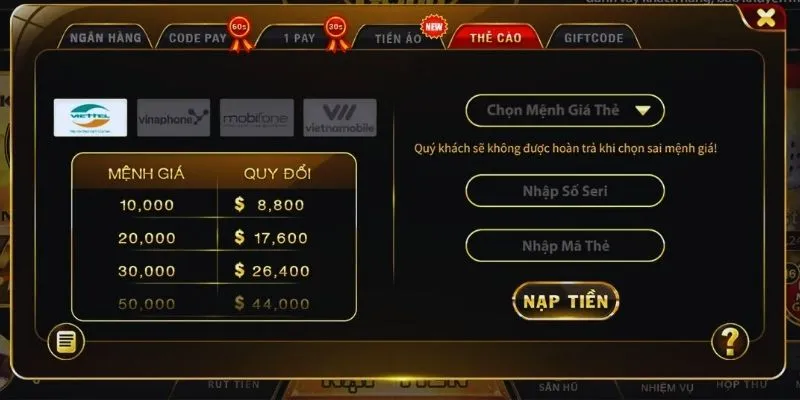 Nap tien GO88 phuong phap Nap tien GO88 phuong phap