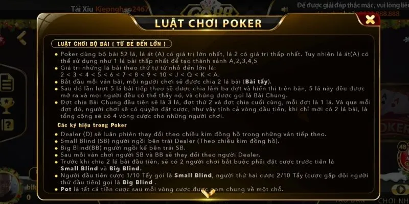 Poker luat choi
