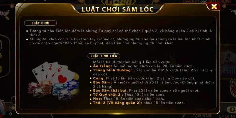Sam loc luat choi Sam loc luat choi