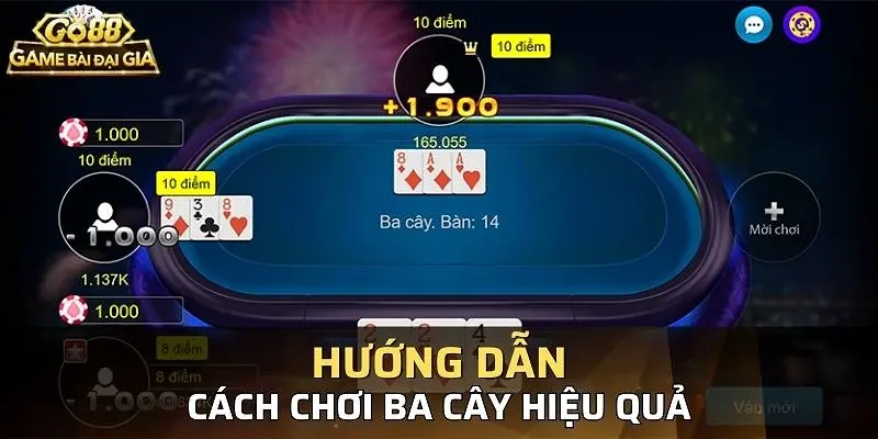 Cách chơi bài 3 cây tại link vào Go 88 Cách chơi bài 3 cây tại link vào Go 88