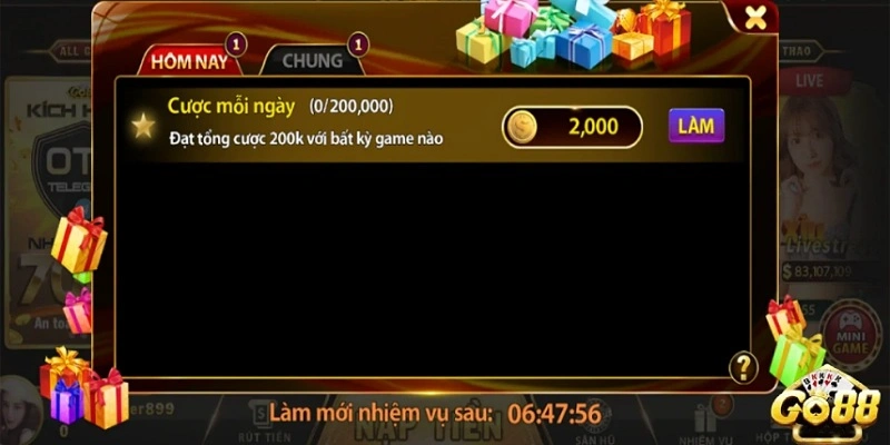 Khuyến mãi nạp tiền Go88 app thu hút nhiều người chơi. Khuyến mãi nạp tiền Go88 app thu hút nhiều người chơi.