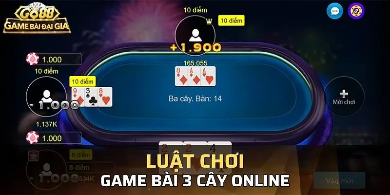 Luật chơi game 3 cây tại Go88 cần nắm rõ Luật chơi game 3 cây tại Go88 cần nắm rõ