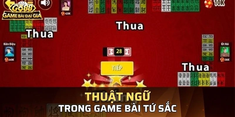 Những thuật ngữ được sử dụng khi chơi game bài Tứ Sắc Những thuật ngữ được sử dụng khi chơi game bài Tứ Sắc