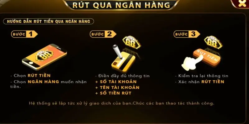 Rút Tiền Go88 - Hướng Dẫn Lệnh Giao Dịch Đơn Giản Nhất 2025