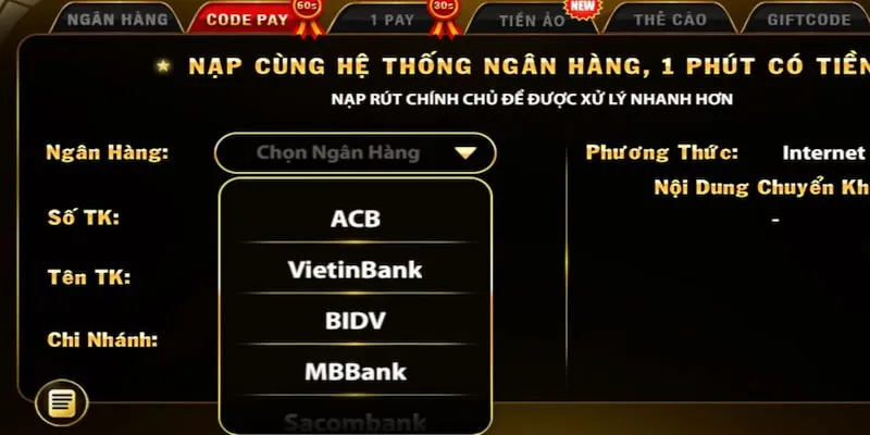 huong dan nap tien nhanh chong vao go88 Hướng Dẫn Nạp Tiền Tại Go88 Chi Tiết Nhất 2025
